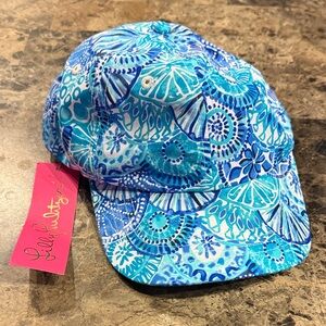 Lilly Pulitzer Ocean Blue Floral Hat